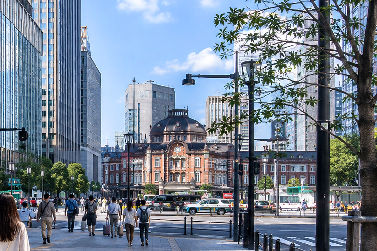 Tokyo Station and Marunouchi district for a convenient rail-focused stay