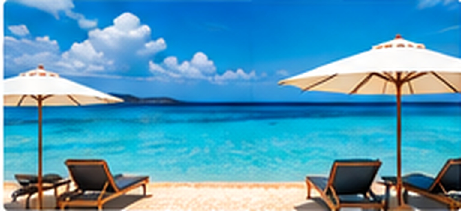 Managed resort beach and leisure area in Japan